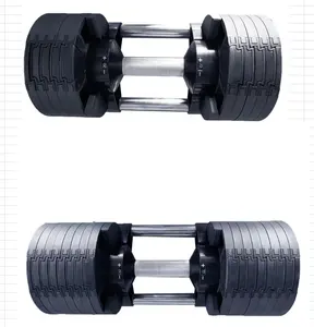 Bộ Quả Tạ Điều Chỉnh Được 5-70Lbs, Thiết Bị Tập Gym Quả Tạ Điều Chỉnh Nâng Tạ Tiết Kiệm Không Gian Gia Đình Thiết Kế Đa Năng