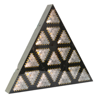Effet rétro 300W RGBW LED Dance Floor Triangle Stage Light Multi-Purpose DJ Club Disco Lighting pour les fêtes et événements