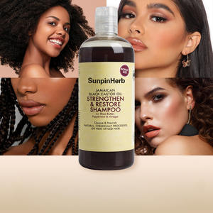 Champú para el Cabello con Aceite de Ricino Negro Jamaicano, Fortalece y Repara con Manteca de Karité y Vinagre de Menta para Cabello Natural - Product Image 1