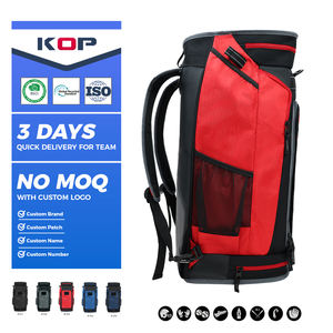 Sac de sport/batte de baseball/softball personnalisé KOP à faible MOQ avec logo, bretelles et compartiment à chaussures pour joueur - Product Image 1