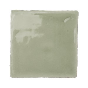 Piastrella in Ceramica Vitri Jade 10x10 Verde Opaco per Rivestimento Bagno e Pavimento - Product Image 3
