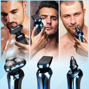 Kit de toilettage pour homme, best-seller d'usine, 3 en 1, rasoir électrique multifonctionnel, étanche, rechargeable par USB - Product Image 6