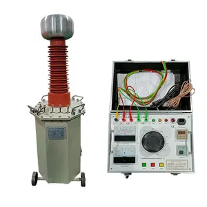 50kV 100kV AC DC withstand voltage hipot tester oil dry type high voltage test equipment