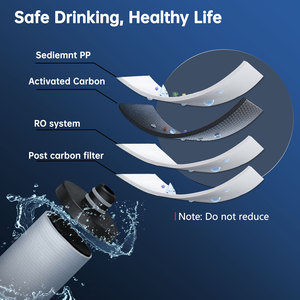 เครื่องกรองน้ำระบบ Reverse Osmosis 4 ขั้นตอน พร้อมระบบทำน้ำร้อนแบบพกพา สำหรับใช้ในบ้านและนอกบ้าน วางบนโต๊ะ - Product Image 6
