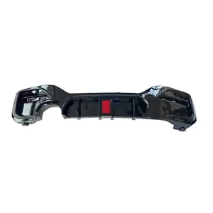 Plaque de pare-chocs arrière pour F20 120i 120d 125d 125i M Sport 2015-2019, style LCI, diffuseur arrière avec lampe LED rouge, kit carrosserie - Product Image 4