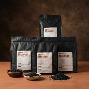 Engrais biologique granulaire Neutura Biochar 100% pureté à libération lente pour les plantes de jardin - Product Image 1
