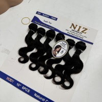 Lot de 6 paquets de cheveux naturels bruts, lisses, ondulés, bouclés, pas chers, pour la vente en gros aux fournisseurs de cheveux
