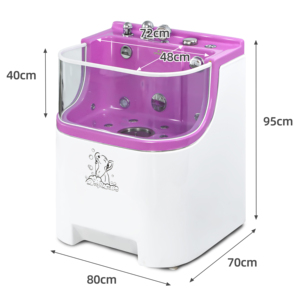 <span class=keywords><strong>Bañera</strong></span> Moderna Independiente para Mascotas con Ozono, <span class=keywords><strong>Bañera</strong></span> para Perros con Función de Masaje y Burbujas de Aire - Product Image 4