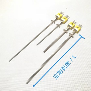 K Type Micro Thermocouple Salt Plated Armored 0.5 8mm 1200 Celsius Lab Use Quick Connect Temperature Sensor - Product Image 1