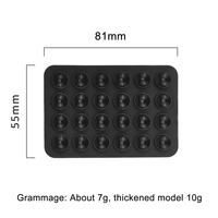 Accessoires pour téléphones portables, support de téléphone en silicone, support de téléphone adhésif antidérapant durable