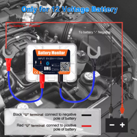 BM6 Baru untuk Monitor Baterai Aplikasi Ponsel Bluetooth, Alat Diagnostik Penguji Baterai Mobil 12V yang Efektif