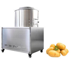 Machine industrielle automatique électrique pour peler, couper, trancher et dicer les légumes, tels que les pommes de terre, les aubergines et plus encore - Product Image 5