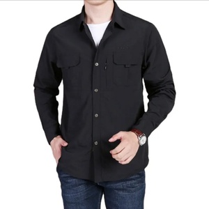 Camisa de Hombre para Primavera y Verano, Camisa Táctica de Pesca de Manga Larga para Exteriores, Camisas Softshell para Hombre, Ropa Ligera para Caza - Product Image 5