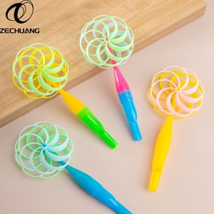 Doppelte Windmühlen-Pfeife Spielzeug <span class=keywords><strong>Mini</strong></span> Plastik Geschenk Souvenir Spielzeuge Weihnachten für Kinder - Product Image 1