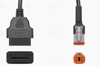 OBD2-Stecker 4-polig Deutsch-Stecker Automobil-Diagnosekabel Verzinnter Kupferleiter