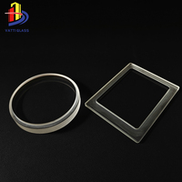 Plaque de verre borosilicate résistante à la chaleur, stable aux produits chimiques, pour consommables expérimentaux biochimiques