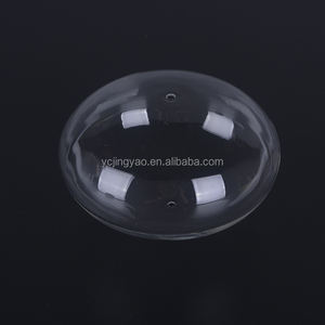 Mano <span class=keywords><strong>soplado</strong></span> claro borosilicato colgante <span class=keywords><strong>de</strong></span> <span class=keywords><strong>vidrio</strong></span> hueco orbes/<span class=keywords><strong>esferas</strong></span>/globos con agujero - Product Image 2