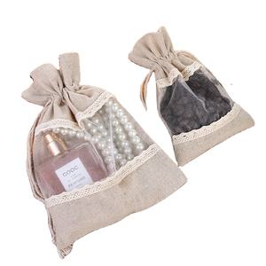 Grandi Sacchetti in <span class=keywords><strong>Organza</strong></span> di Cotone Biologico Morbido con <span class=keywords><strong>Maniche</strong></span> a Ventaglio Nere e Coulisse Verde per Gioielli e Regali, Riciclabili con Logo Personalizzato - Product Image 1