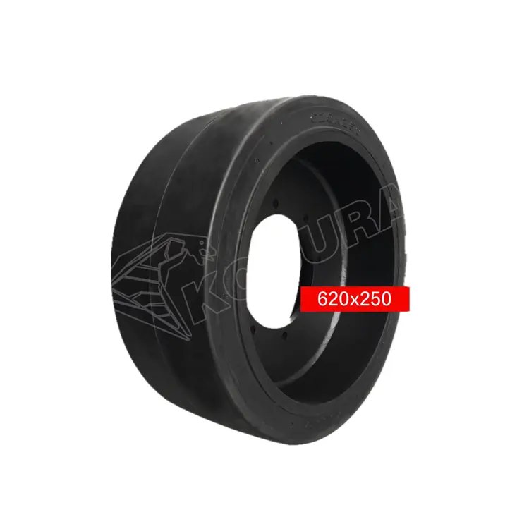 620 250 solid tire milling machine&forklift 620x250 small rolling resistance forklift tire