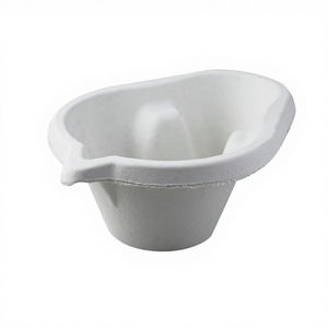 Vente en gros de fournitures médicales jetables en papier-plastique moulé en pâte, plateaux en forme de rein, cuvettes de lit, urinoirs, bassins à vomir, recyclables - Product Image 5
