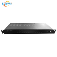 Répartiteur DMX Sailwin 8 voies Amplificateur de distributeur de signal DMX isolé à 8 canaux pour luminaires de scène et de piste de danse