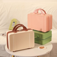 Mini Valise de Voyage Style Vintage pour Cosmétiques – Sac à Main Léger et Coffret Cadeau Souvenir – Mini Valise de Voyage 14 Pouces