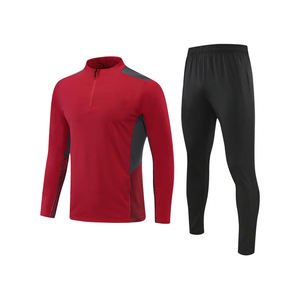 Conjunto de Futebol do Clube da Espanha Novo Design Atacado Jaqueta de Treino de Futebol de Manga Longa Jaqueta de Futebol da Argentina - Product Image 4