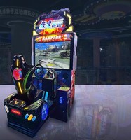 Machine de jeu d'arcade à monnayeur avec simulateur de course automobile pour centres de divertissement intérieurs