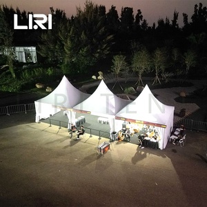 5X5m Extérieur <span class=keywords><strong>Jardin</strong></span> Pagode Brocante <span class=keywords><strong>Tente</strong></span> pour la Fête ou une <span class=keywords><strong>Réception</strong></span> - Product Image 2