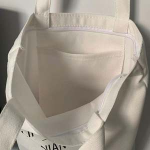 Nuevo Bolso de Mano de Lona Ecológico con Asa de Cuerda y Logotipo Personalizado, Bolsa de Compras Plegable Reutilizable con Cierre de Cremallera - Product Image 2