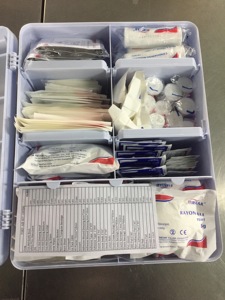 Kit de primeros auxilios para Taller de ABS, botiquín médico impermeable de primeros auxilios para trabajo, oficina, fábrica y público - Product Image 6