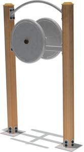 Équipement de fitness extérieur fonctionnel pour les parcs communautaires immobiliers Planche de sit-up en acier inoxydable durable pour la résistance - Product Image 3