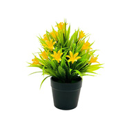 Petites plantes artificielles en pot, pin topiaire artificiel, plantes en plastique pour décoration extérieure, mariage, Thanksgiving et fêtes de Noël