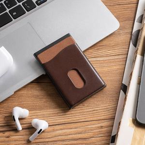 TWM108a Vente à Chaud Portefeuille Mince Minimal pour Hommes Collection Porte-Cartes Porte-Cartes Homme <span class=keywords><strong>Carte</strong></span> Portefeuille Pop up Portefeuilles en Cuir - Product Image 6