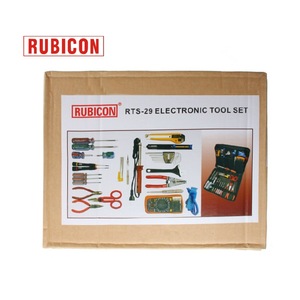 Juego de herramientas electrónicas Rubicon de 29 piezas para reparación de telecomunicaciones, kit combinado avanzado - Product Image 4