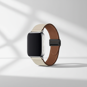 สายนาฬิกาหนังแท้สำหรับผู้หญิง ดีไซน์หรูหรา สำหรับ <span class=keywords><strong>Apple</strong></span> iWatch 38/<span class=keywords><strong>40</strong></span>/42/44/45/46/49 มม. พร้อมหัวเข็มขัดแม่เหล็กแบบปลดเร็ว - Product Image 5