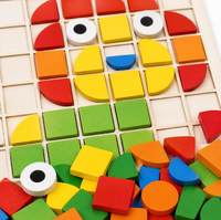 Mainan Puzzle Hewan Kayu Konig Kids, Permainan Edukasi Montessori, Balok Bangunan Kayu Edukatif