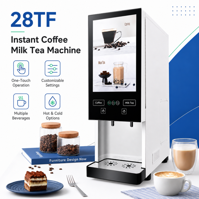 Good Quality Electric Commercial Coffee Vending Machine OEM/ODM Fully Automatic 10 Cups/Min 1600W Household & Commercial Use