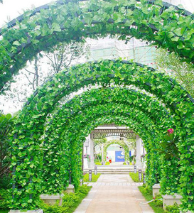 Vigne Artificielle, Fausse Vigne, Feuille Verte, Plante Verte, Plastique, Décoration Suspendue pour Plafond, Bloc de Climatisation, Plantes et Fleurs Artificielles - Product Image 3