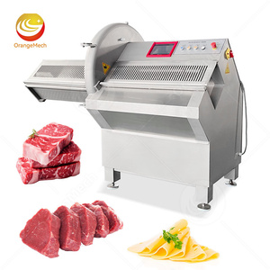 Machine <span class=keywords><strong>à</strong></span> trancher automatique ORME pour ventre de porc congelé, machine électrique <span class=keywords><strong>à</strong></span> dé<span class=keywords><strong>couper</strong></span> le fromage et <span class=keywords><strong>la</strong></span> viande séchée, <span class=keywords><strong>trancheuse</strong></span> <span class=keywords><strong>à</strong></span> côtes de bœuf - Product Image 1
