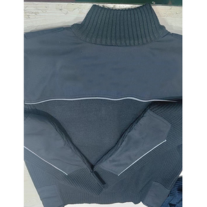 DSF67 Men winter Wool warm Knitted woven <b>Navy</b> Blue Sweater Uniforms - Product Image 2