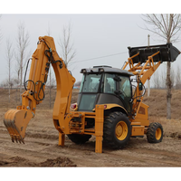 Chargeuse sur pneus polyvalente JCB avec moteur Cummins, mini-chargeuse 4x4, pelle rétrocaveuse EPA, hydraulique Eaton haute efficacité