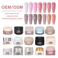 Gel d'extension pour ongles, gel de nail art, gel polish pour extensions d'ongles, fabrication sur mesure OEM ODM, vente en gros, marque privée