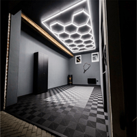 Lumière de travail LED COB en nid d'abeille facile à installer, éclairage de plafond pour atelier, directement de Chine, stock disponible