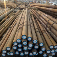 Laminado en caliente A36 Din 1,1213 S45c 52crmo4 Scm435 Materia prima Hierro Varilla de acero al carbono Barra redonda de hierro