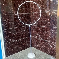 Kit de guirlande de ballons, support de sol de colonne ronde pour femmes, anniversaire, mariage, demande d'arrière-plan, décoration de fête