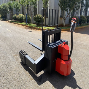 Gerbeurs à palettes hydrauliques électriques hors route Gerbeur à fourche réglable en largeur pour terrain accidenté de 1.5 tonnes - Product Image 5