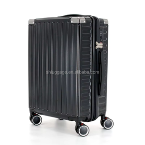 Maleta de Viaje con Ruedas, Personalizada al por Mayor, Clásica, Moderna, Ligera, Impermeable, Simple, de Malla, de Poliéster, de 20/24/28 Pulgadas - Product Image 5