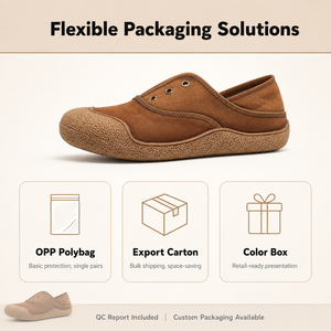 Mocassins à enfiler pour femmes en cuir nubuck, <span class=keywords><strong>chaussures</strong></span> plates décontractées confortables pour la marche, <span class=keywords><strong>semelle</strong></span> en caoutchouc crêpe respirante - Product Image 3