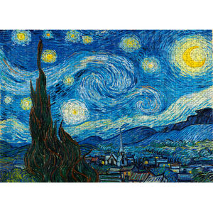 1000 pièces de puzzles de <span class=keywords><strong>peinture</strong></span> célèbres de nuit étoilée <span class=keywords><strong>Van</strong></span> <span class=keywords><strong>Gogh</strong></span> pour adultes - Product Image 2
